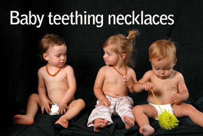 Baby teethinh necklaces